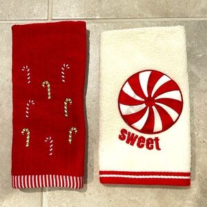 Christmas hand towels